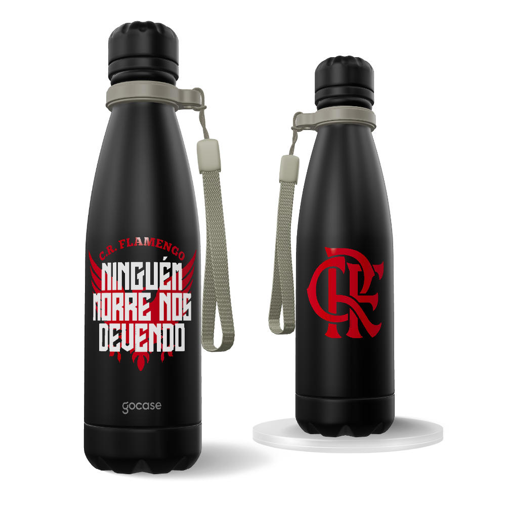 Garrafa Térmica Urban - Flamengo - Ninguém Morre Nos Devendo