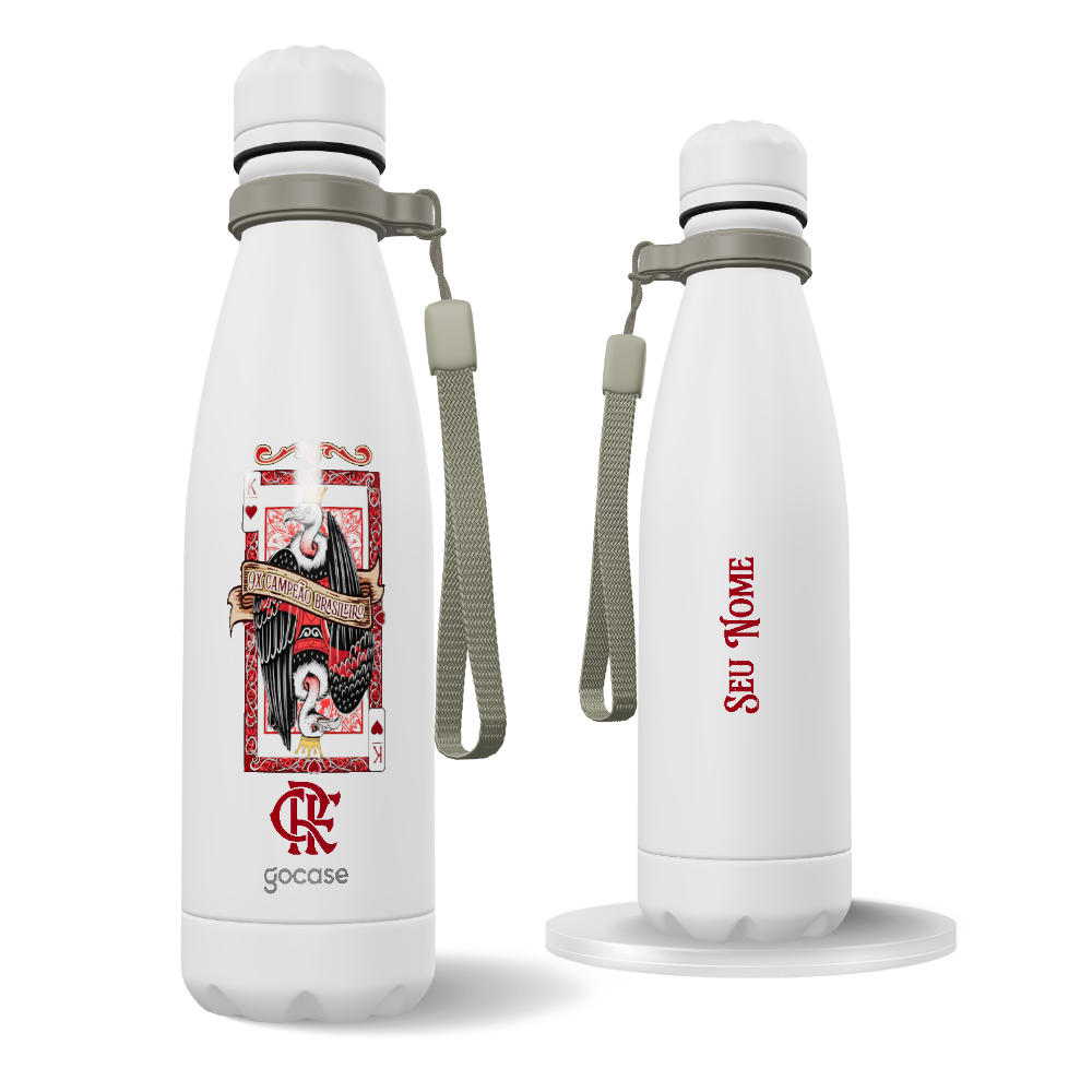 Garrafa Térmica Urban + Ebook - Flamengo - 9x Campeão