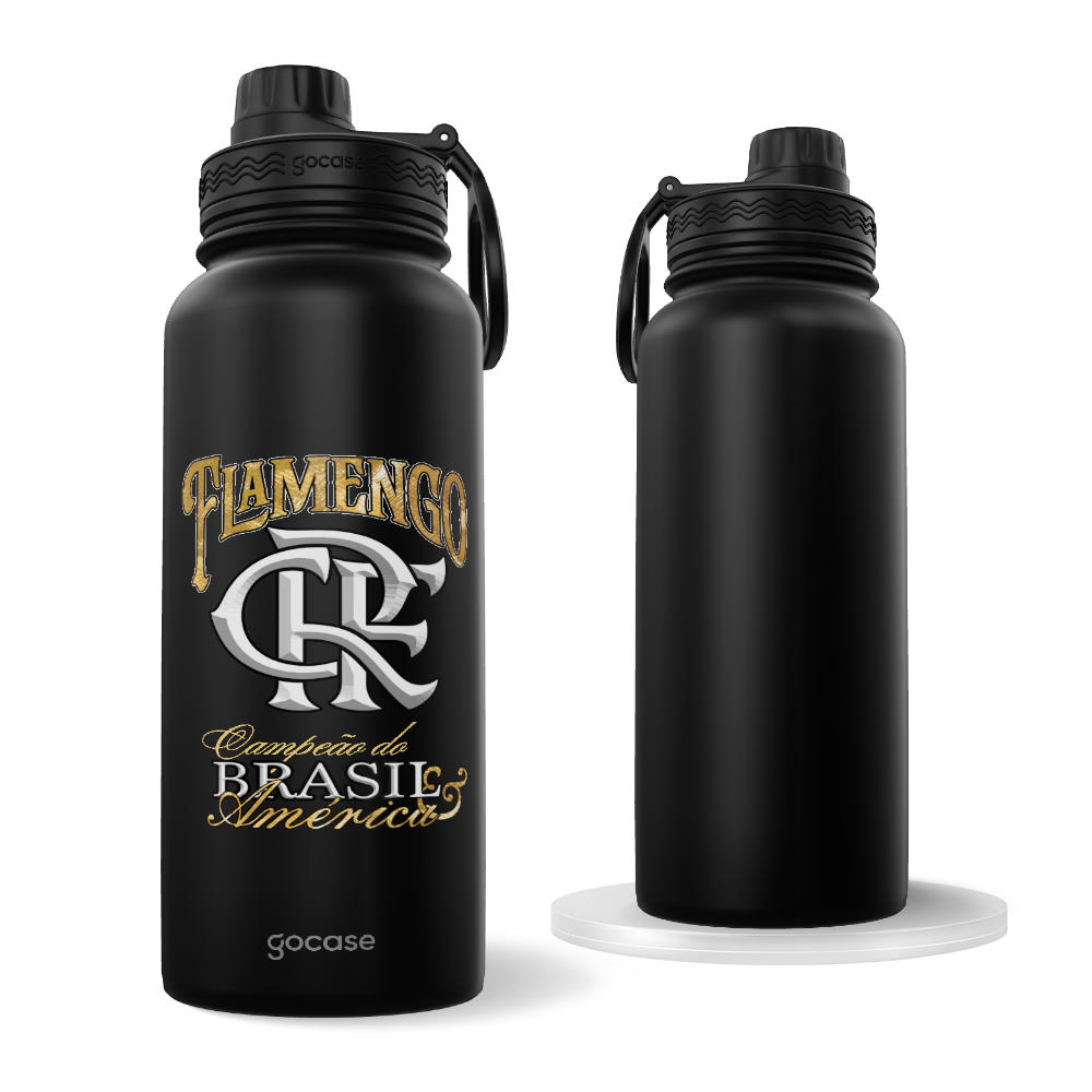 Garrafa Térmica Fresh - Flamengo - Campeao Brasil e América