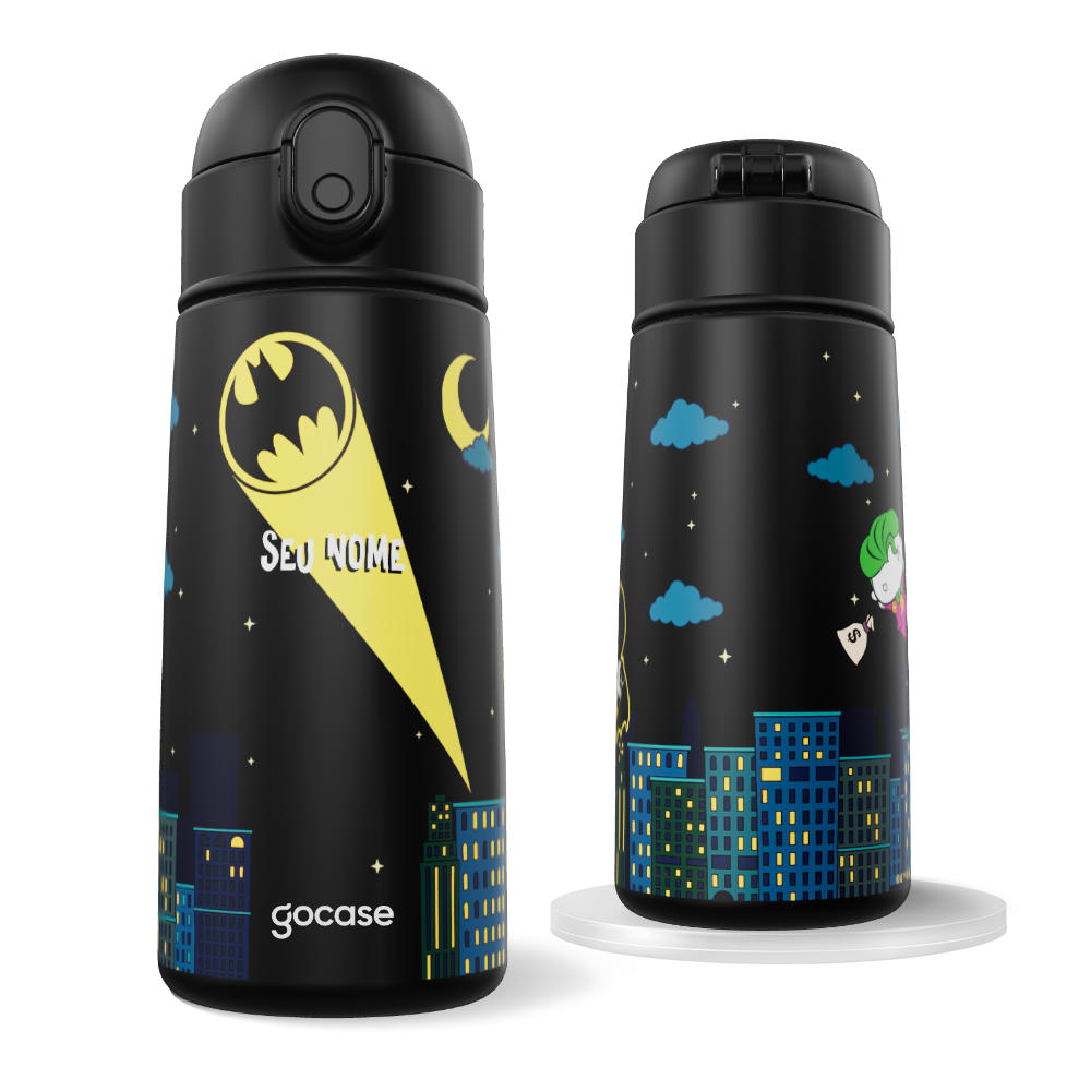 Garrafa Térmica Fun + Ebook - Gotham Night