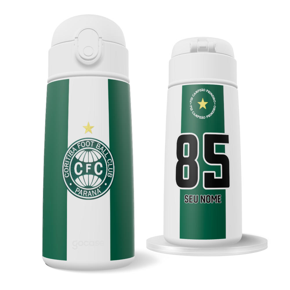 Garrafa Térmica Fun + Ebook -  Coritiba - Uniforme 2 2025 P