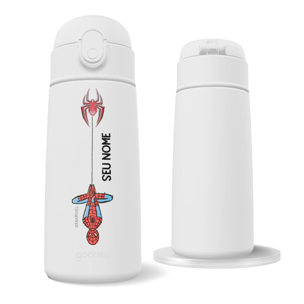 Garrafa Térmica Fun + Ebook - Marvel - Homem Aranha