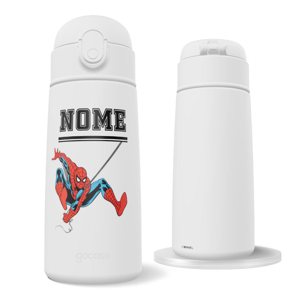 Garrafa Térmica Fun + Ebook -  Homem-Aranha - Hanging
