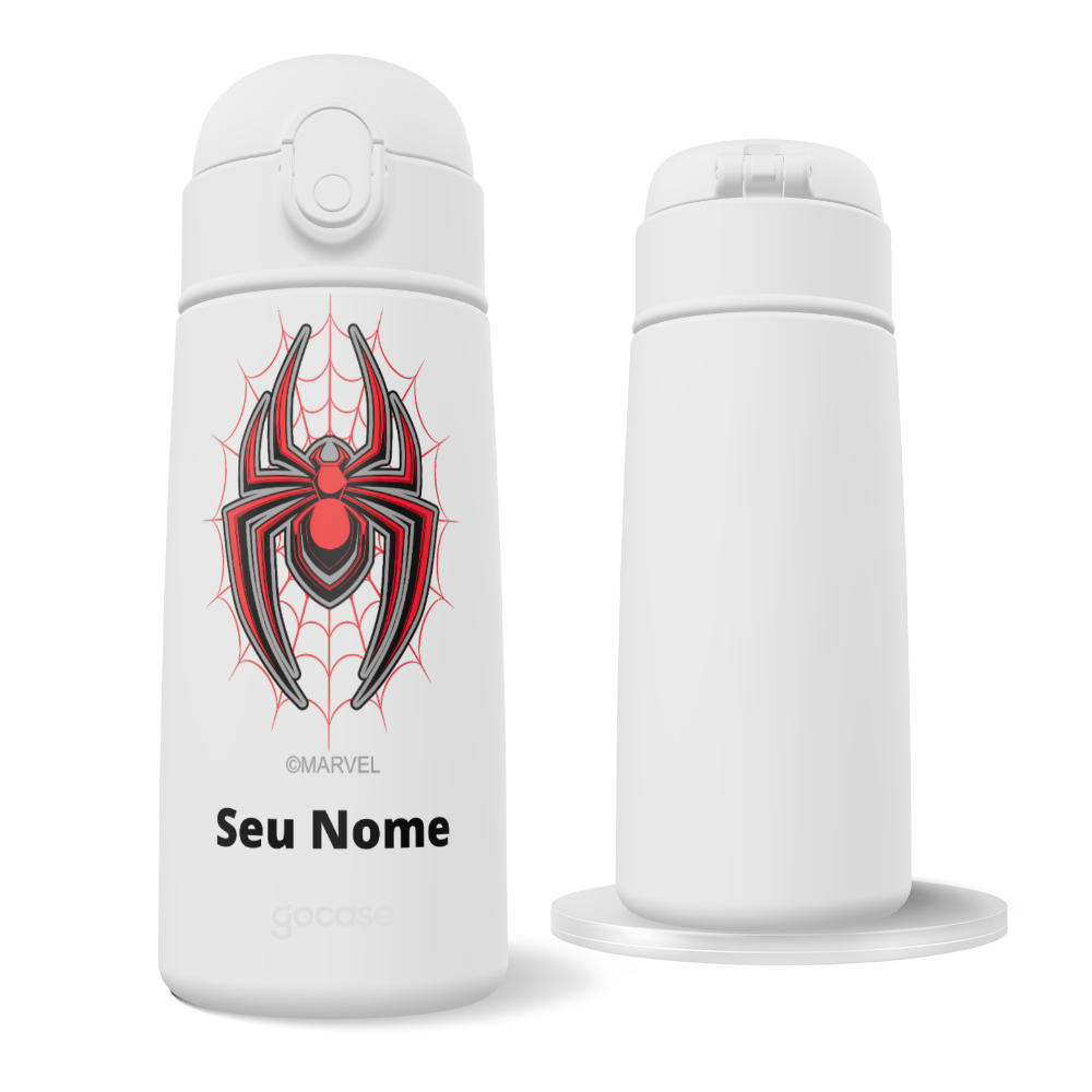 Garrafa Térmica Fun + Ebook - Marvel - Spider Man