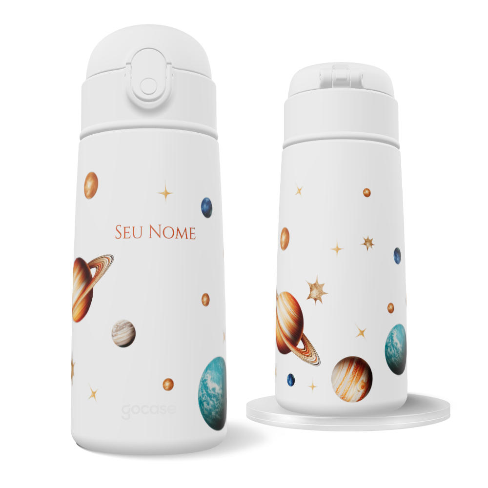 Garrafa Térmica Fun + Ebook - Cosmos