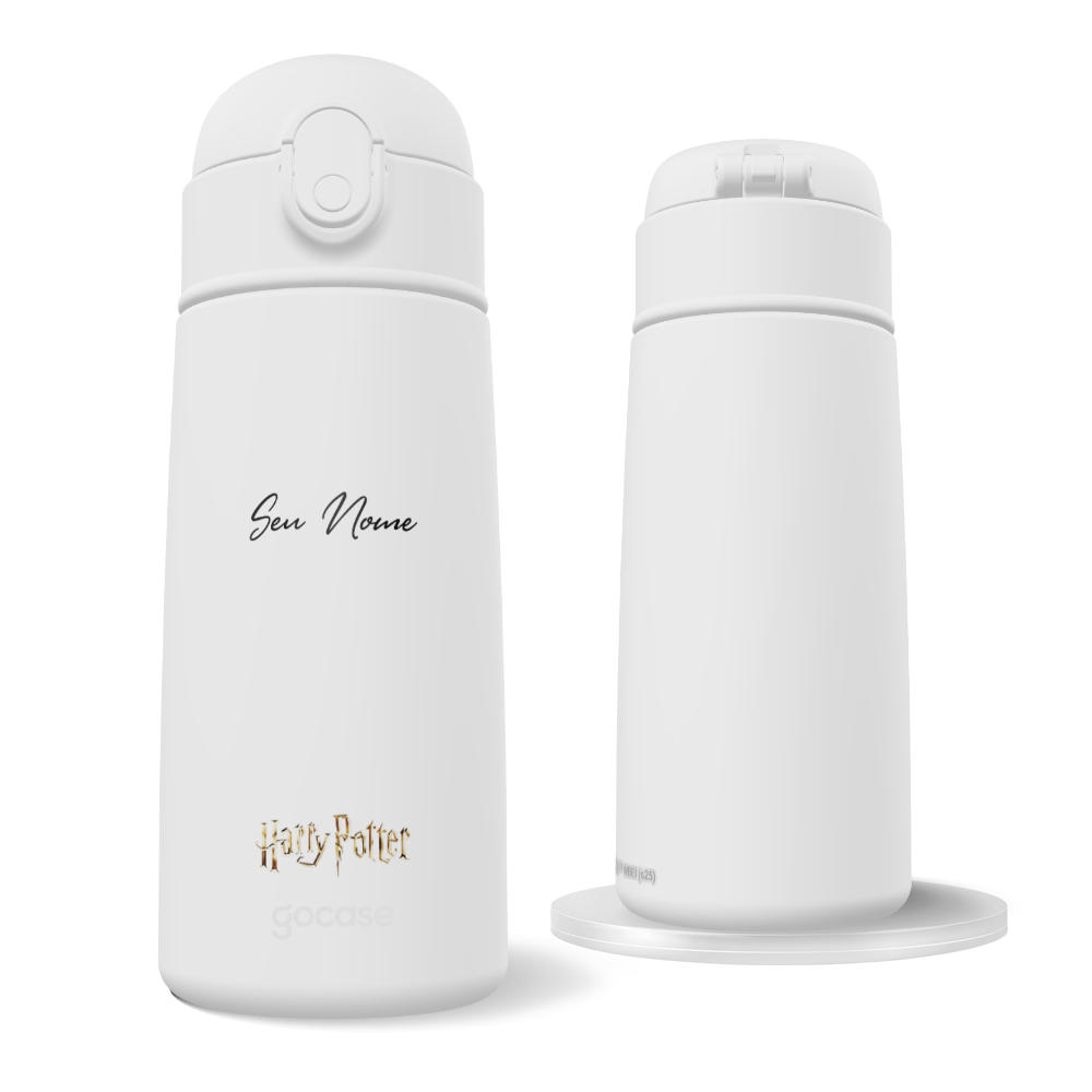 Garrafa Térmica Fun + Ebook - Harry Potter Itens Grifinória Clean