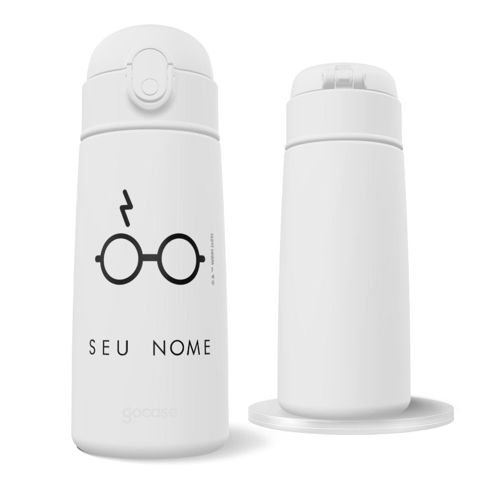 Garrafa Térmica Fun + Ebook - Harry Potter - Óculos do Harry