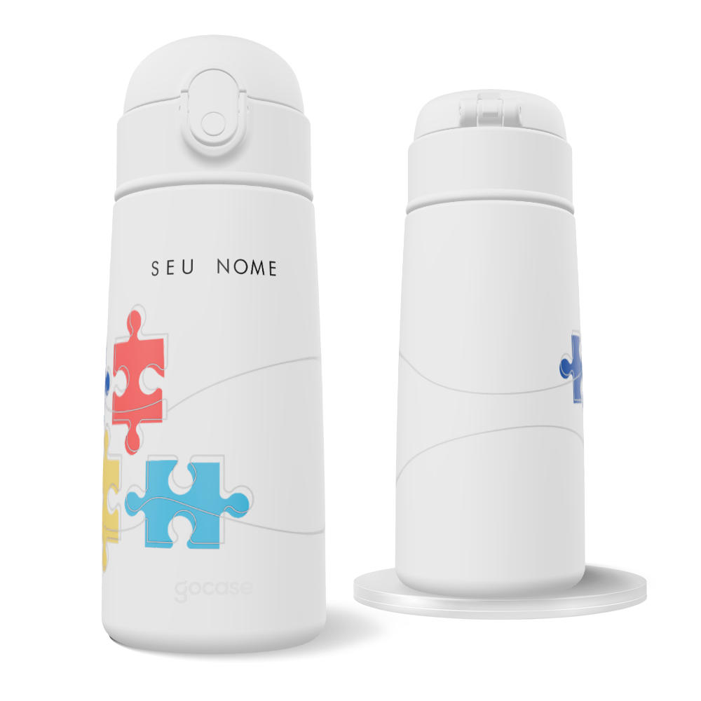 Garrafa Térmica Fun + Ebook - Autismo Logo