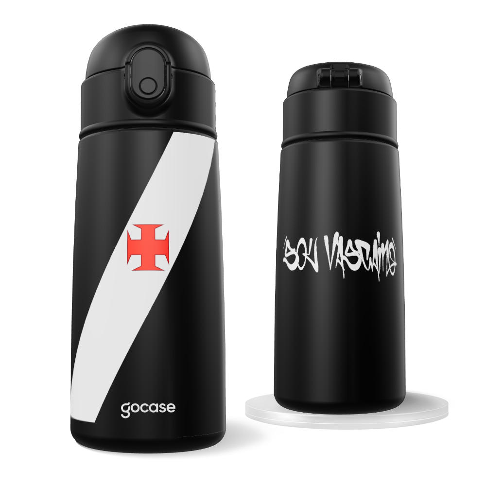 Garrafa Térmica Fun + Ebook -  Vasco - Uniforme 1 2025