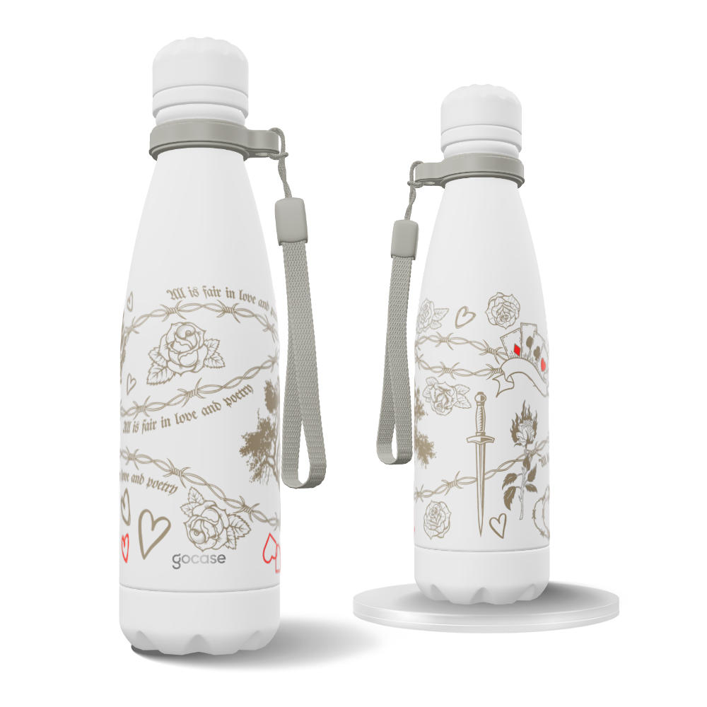 Garrafa Térmica Urban + Ebook - All is fair in love and poetry