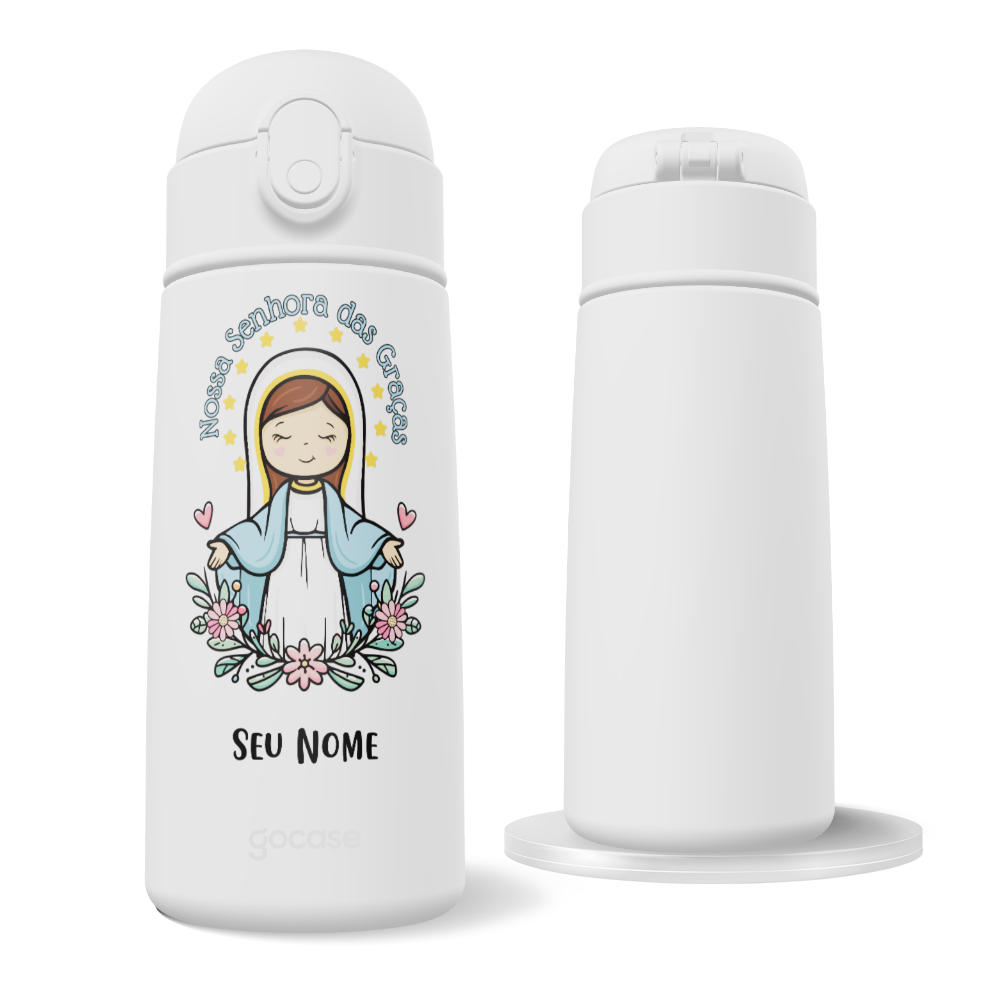 Garrafa Térmica Fun + Ebook - Santas