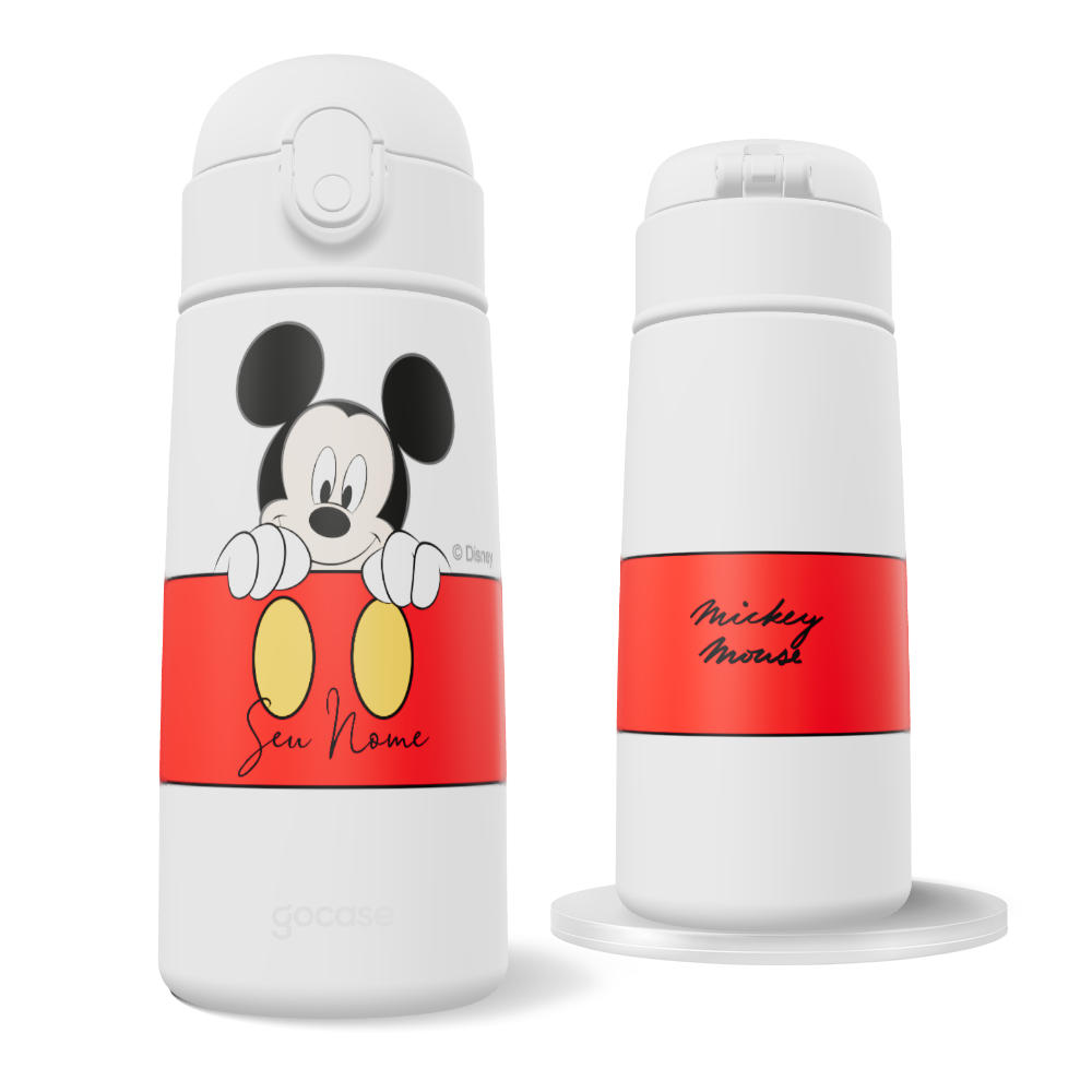 Garrafa Térmica Fun + Ebook - Mickey & Amigos - Mickey Bolsinho
