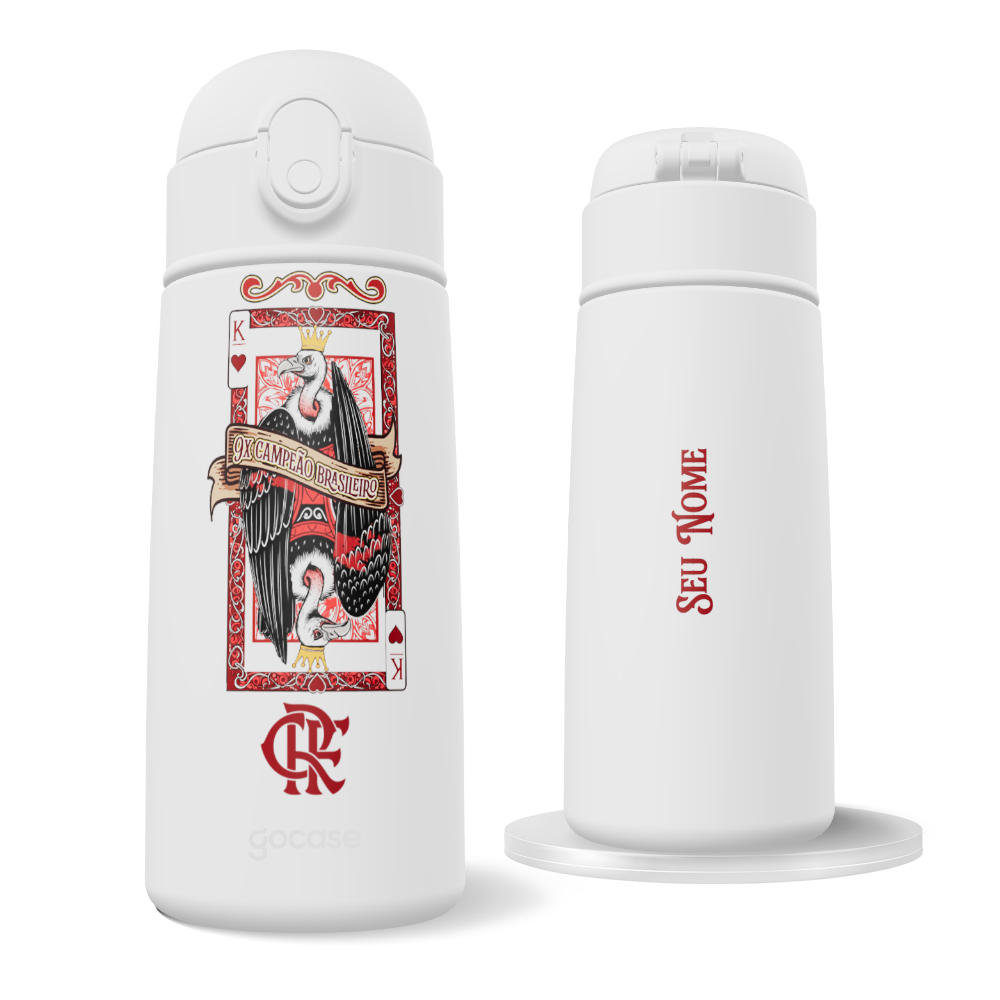 Garrafa Térmica Fun + Ebook - Flamengo - 9x Campeão