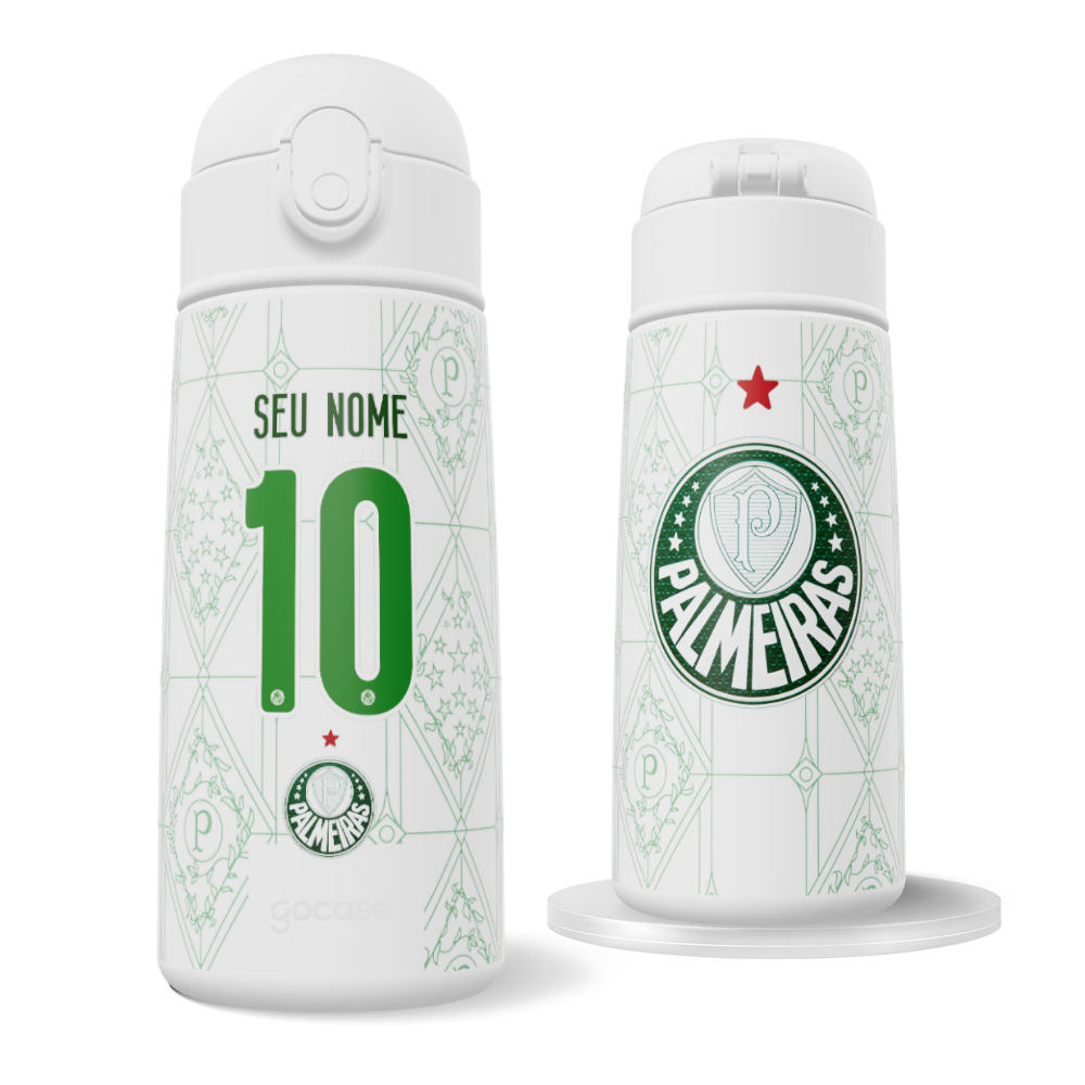 Garrafa Térmica Fun + Ebook -  Palmeiras - Uniforme 1 2025 P