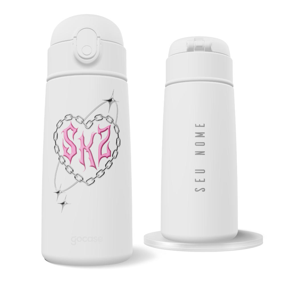 Garrafa Térmica Fun + Ebook - K-pop - SKZ