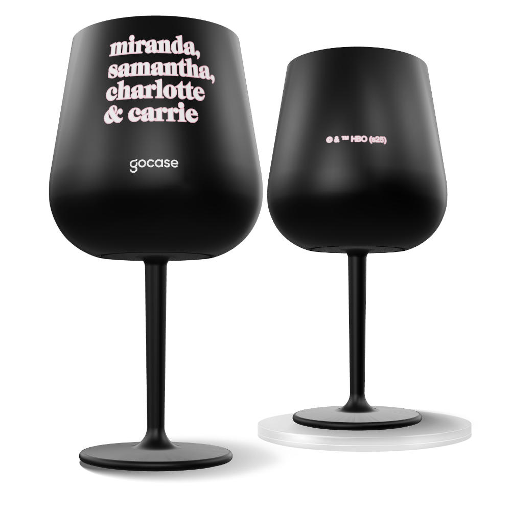 Taça Térmica Drink + Ebook -  Sex and the City - Nomes