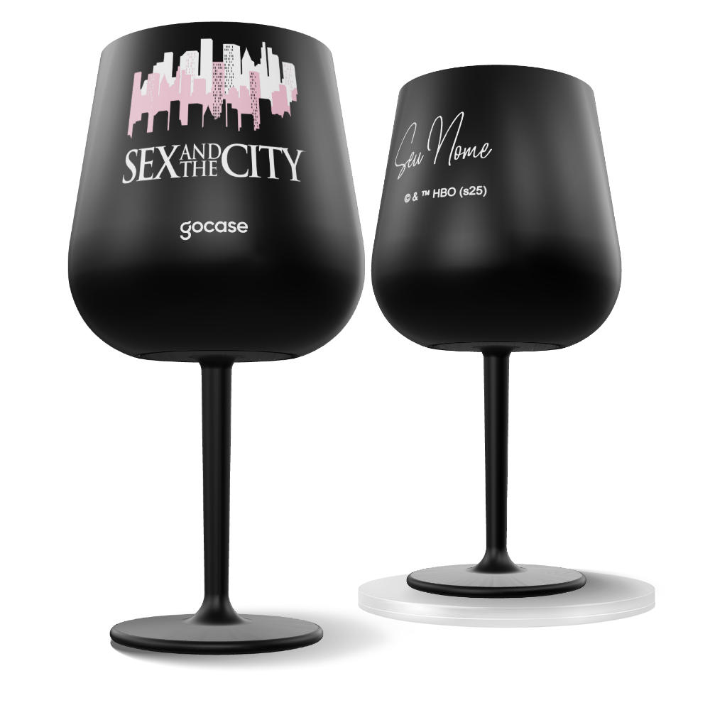 Taça Térmica Drink + Ebook -  Sex and the City - Buldings