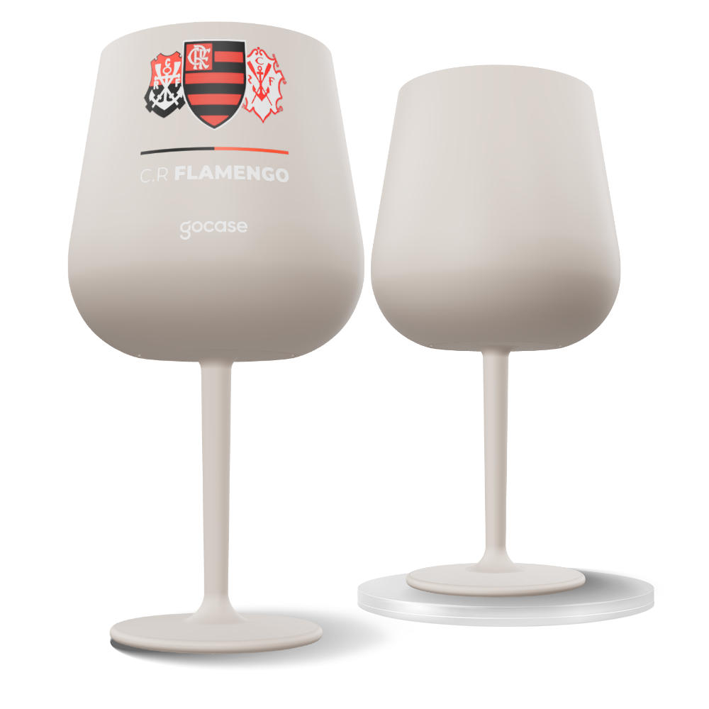 Taça Térmica Drink + Ebook - Flamengo - Escudos Históricos