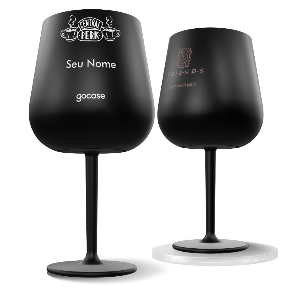 Taça Térmica Drink + Ebook -  Friends - Central Perk Minimalista