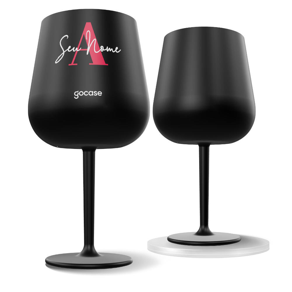 Taça Térmica Drink + Ebook -  Inicial Elegant