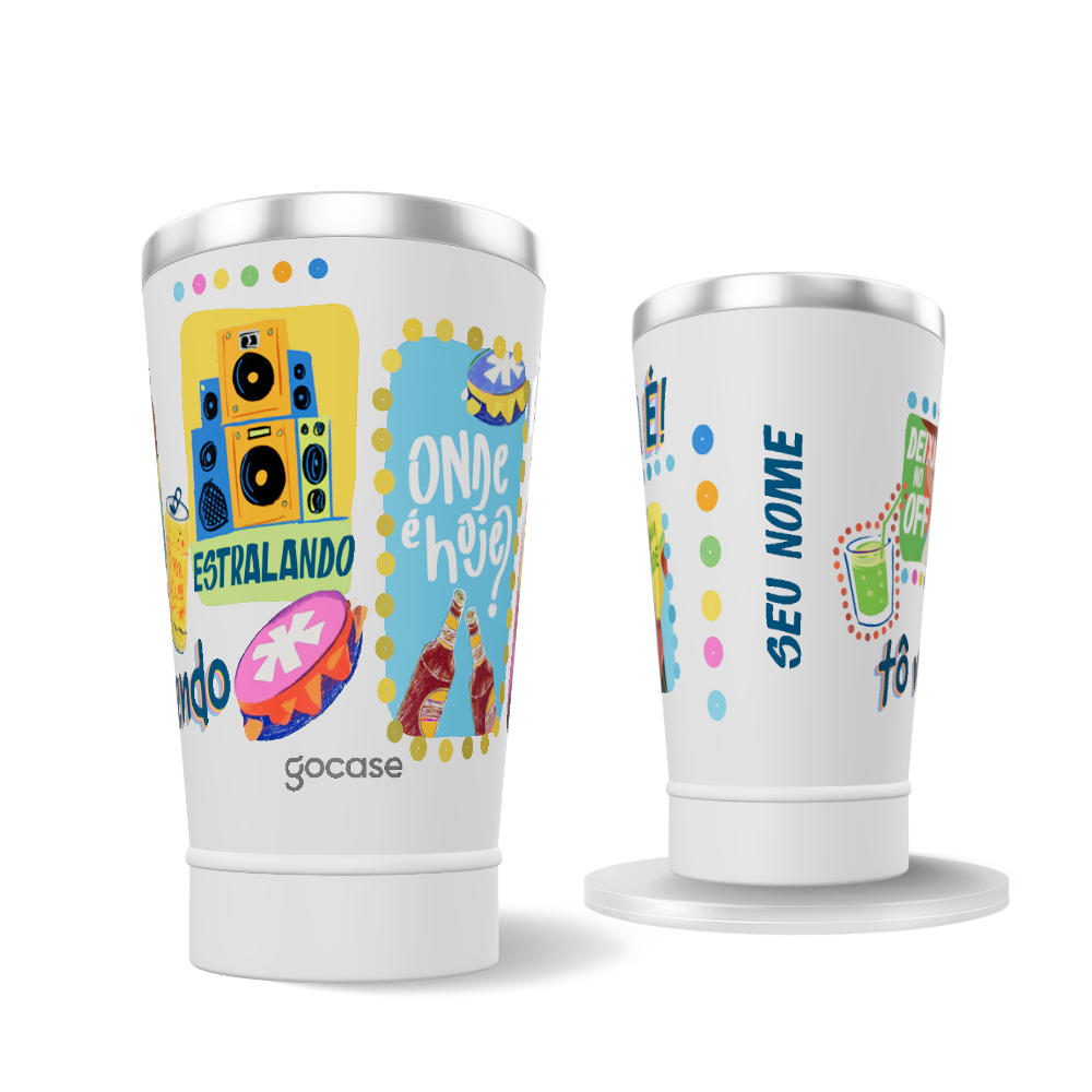 Copo Térmico + Ebook -  Tô Vivendo