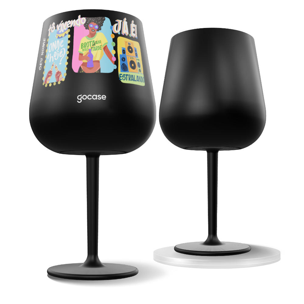 Taça Térmica Drink + Ebook -  Tô Vivendo