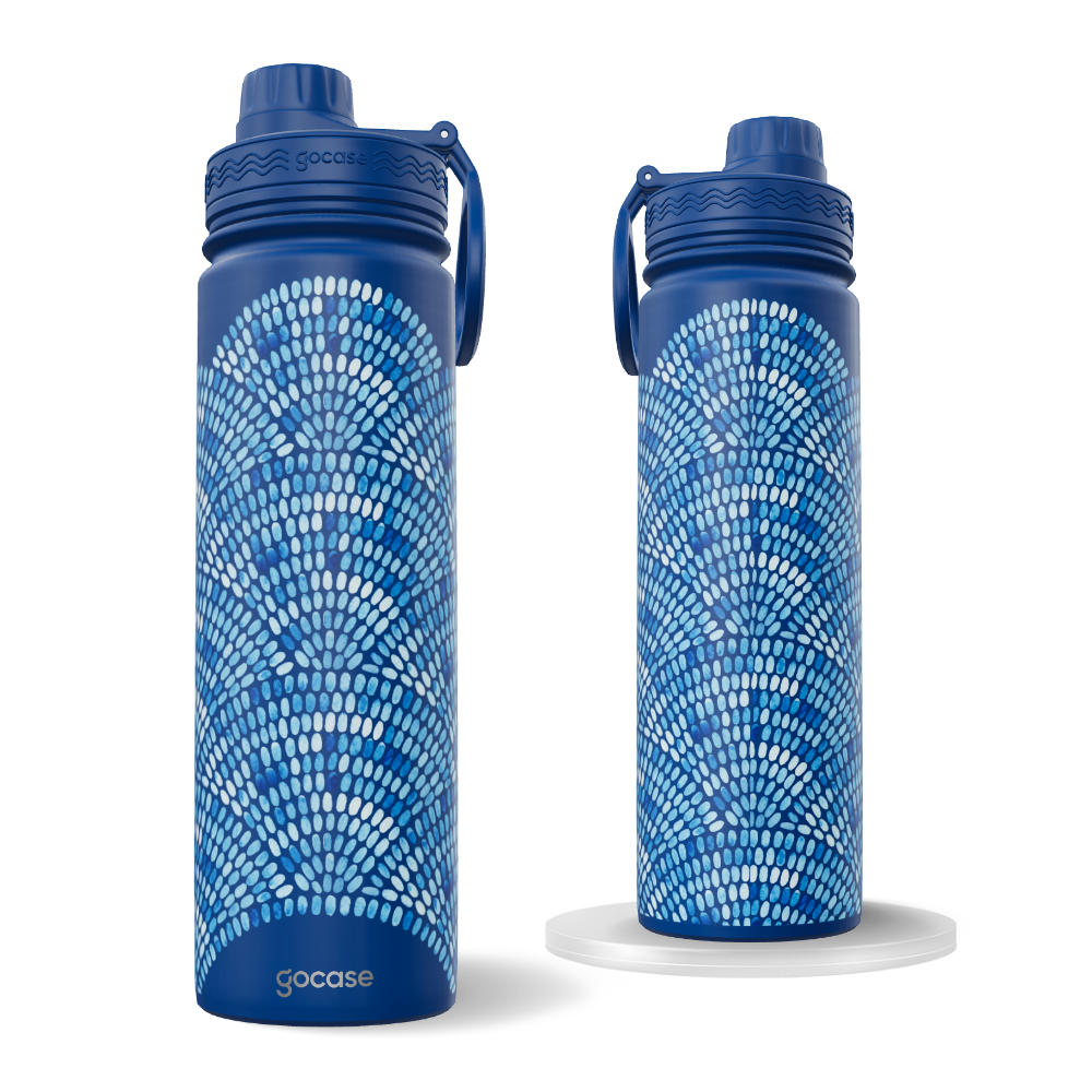 Garrafa Térmica Fresh - Pedrinhas do Mar Azul