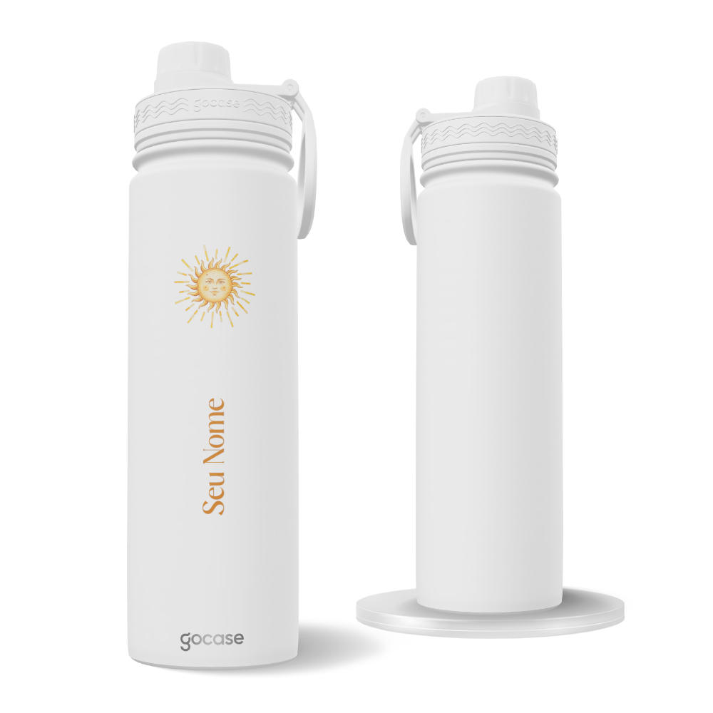 Garrafa Térmica Fresh + Ebook - Sol de Verão