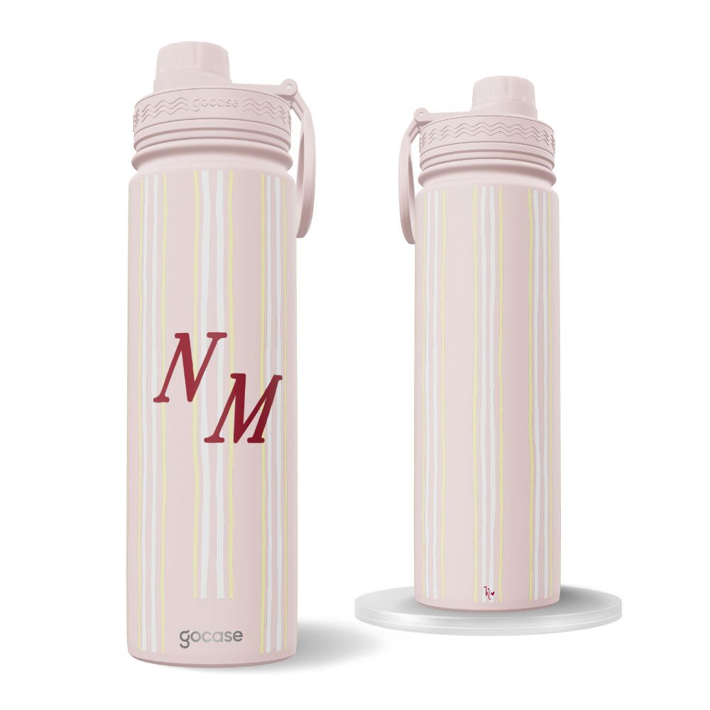 Garrafa Térmica Fresh -  Nina Miano - Iniciais Itálico