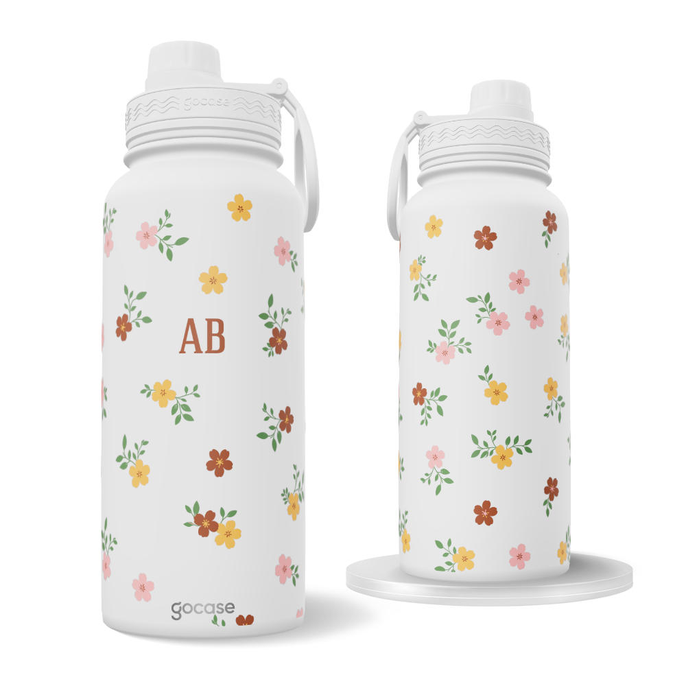 Garrafa Térmica Fresh - Floral Delicado