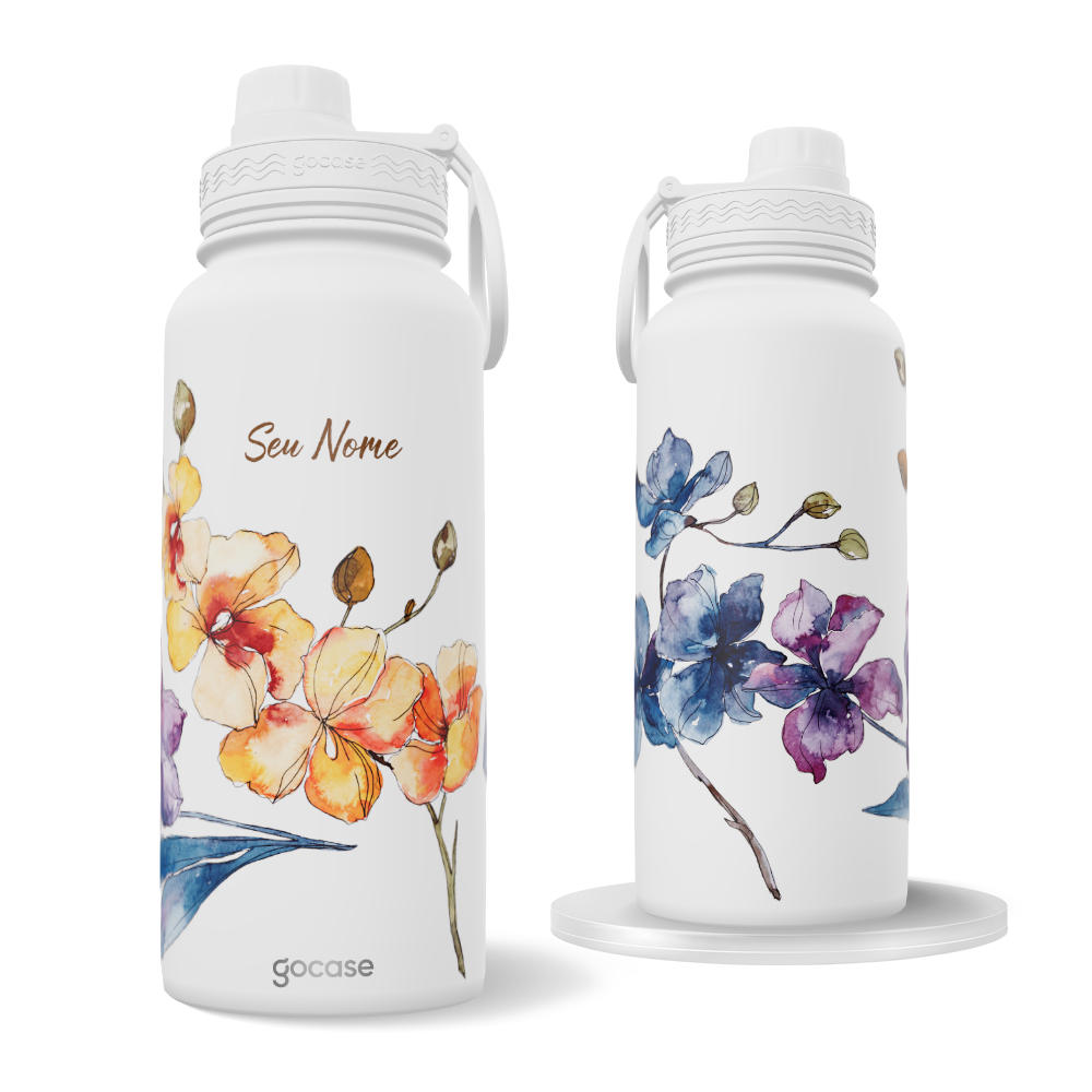 Garrafa Térmica Fresh - Elegant Floral