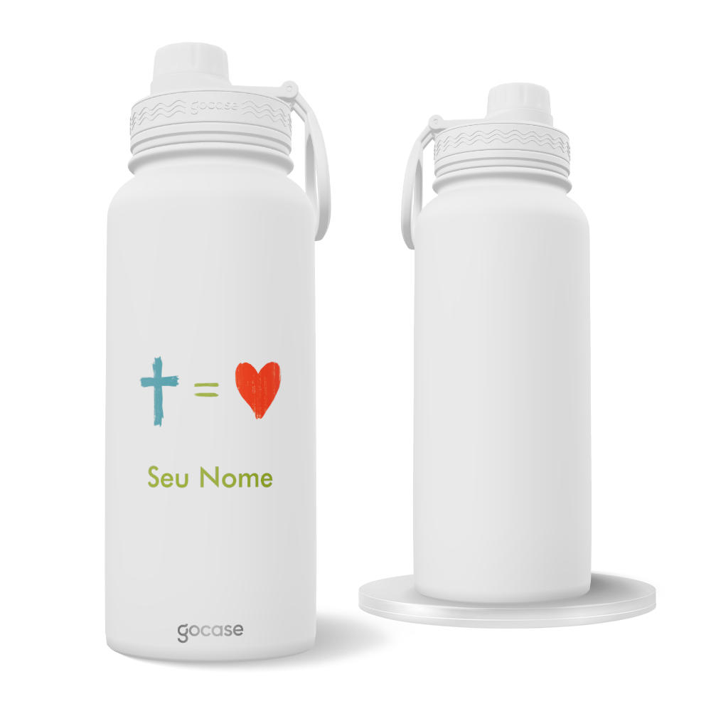 Garrafa Térmica Fresh - Jesus é Amor