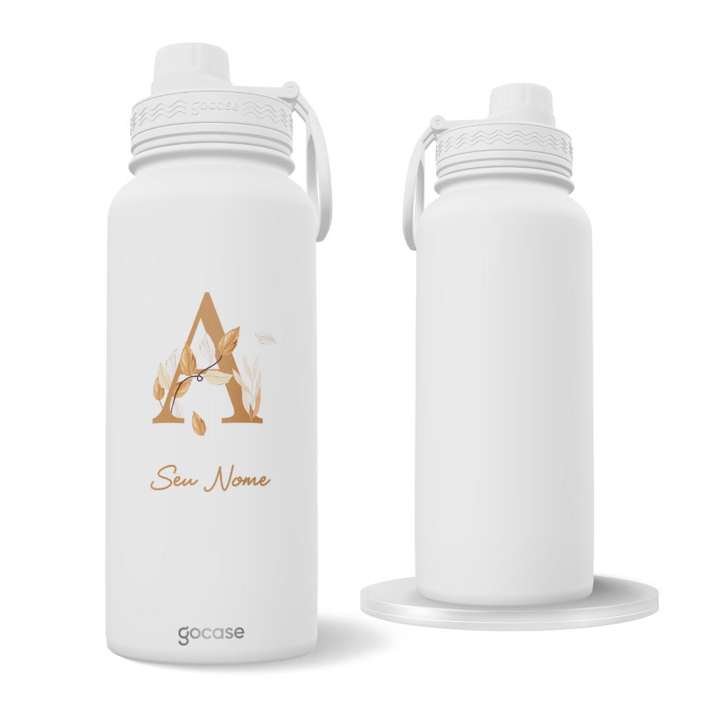 Garrafa Térmica Fresh - Inicial Golden Autumn