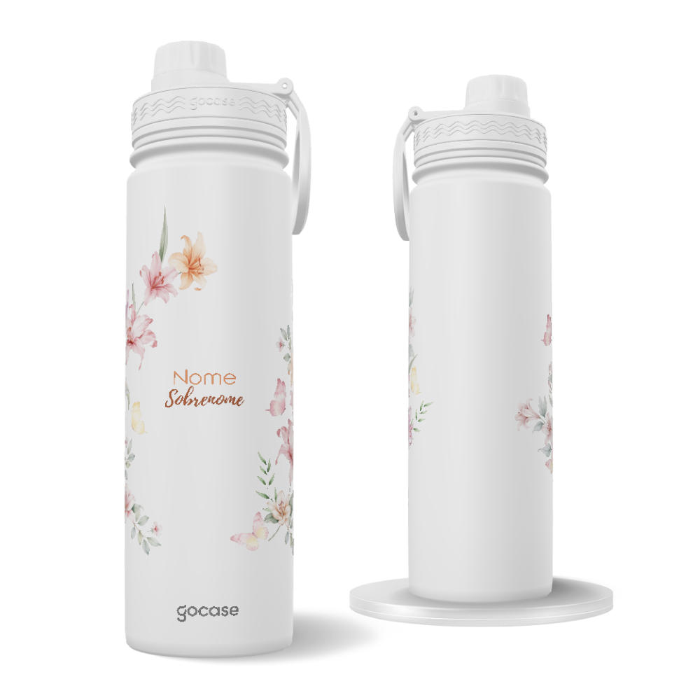 Garrafa Térmica Fresh + Ebook - Lovely Garden