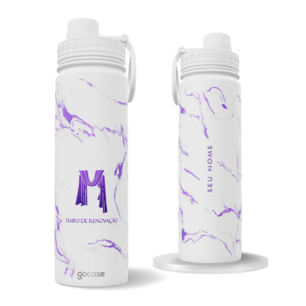 Garrafa Térmica Fresh + Ebook - Tempo de Renovação
