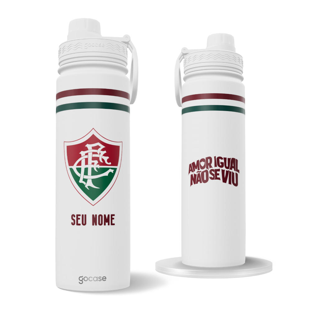 Garrafa Térmica Fresh + Ebook - Fluminense - Uniforme 2 2026