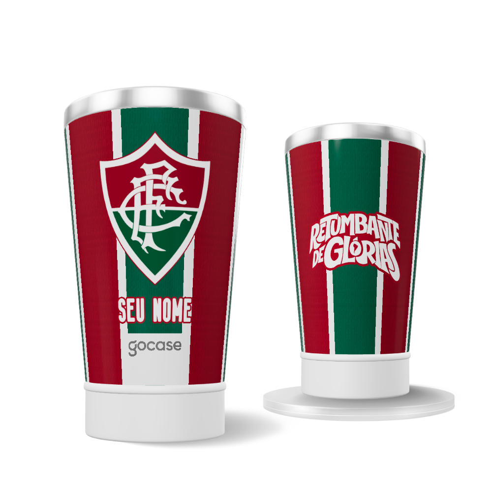 Copo Térmico Cerveja + Ebook - Fluminense - Uniforme 1 2026 Copo Térmico Cerveja + Ebook - Fluminense - Uniforme 1 2026