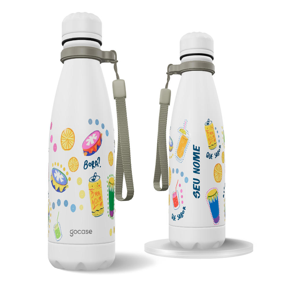 Garrafa Térmica Urban - Que Sabor - Pattern