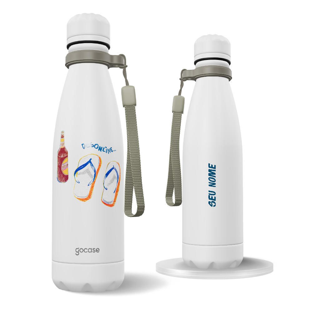 Garrafa Térmica Urban + Ebook - Desonline na Praia