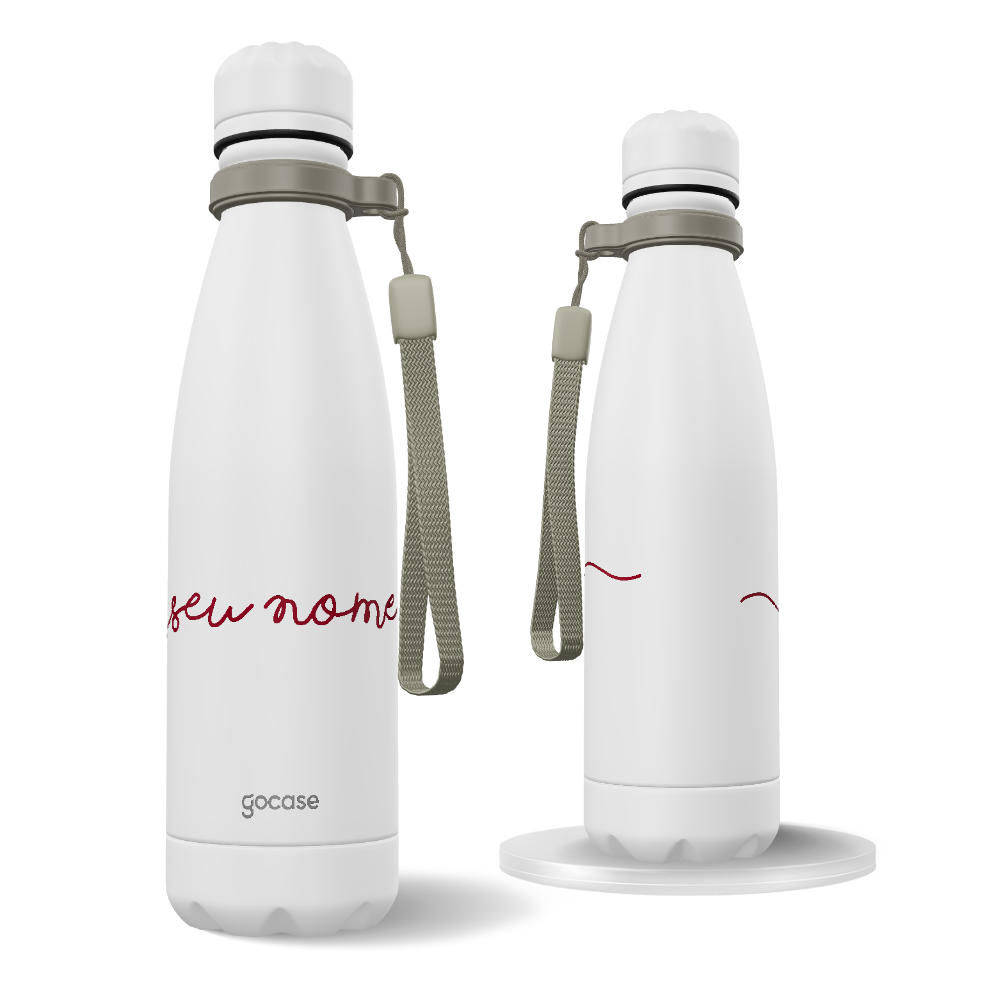 Garrafa Térmica Urban + Ebook - Manuscrita Horizontal