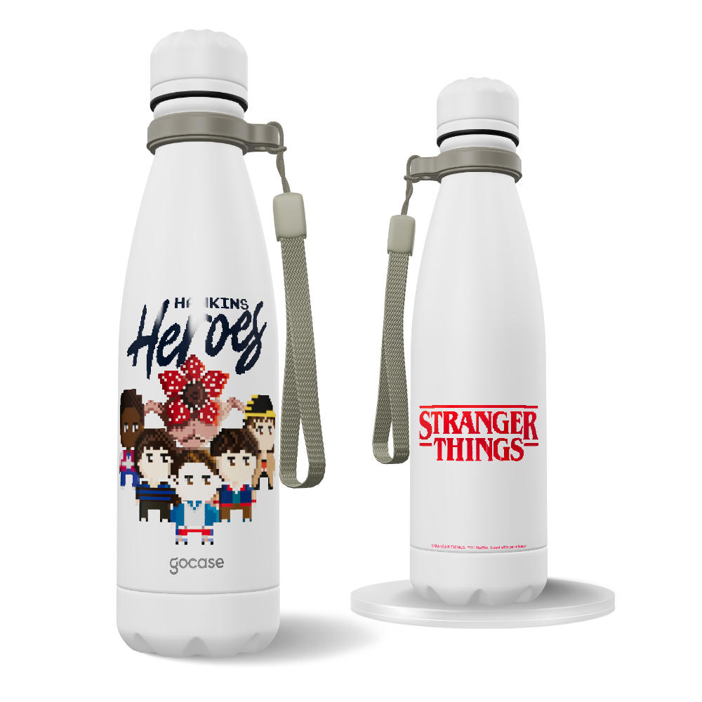 Garrafa Térmica Urban - Stranger Things - Heroes Pixel
