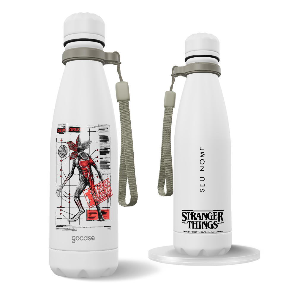 Garrafa Térmica Urban - Stranger Things - Anatomia do Demogorgon