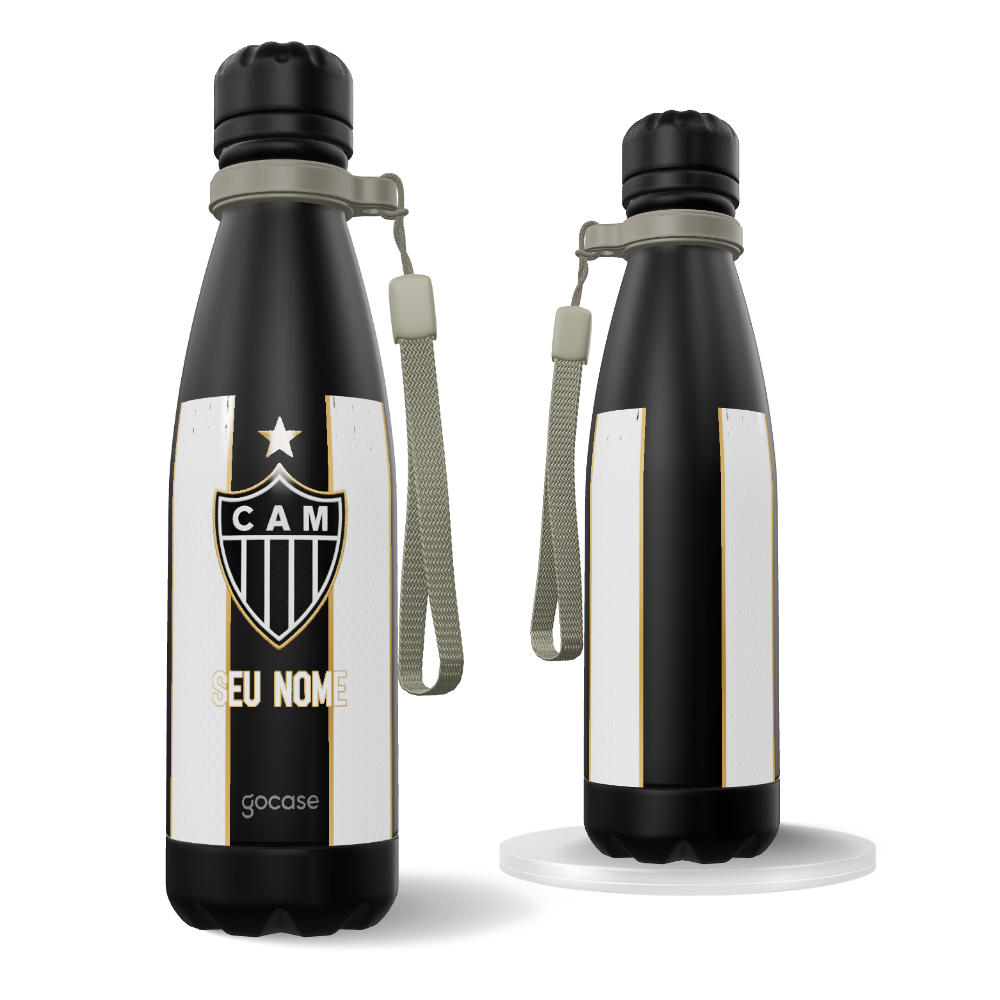 Garrafa Térmica Urban + Ebook - Atlético Mineiro - Uniforme 1 2026