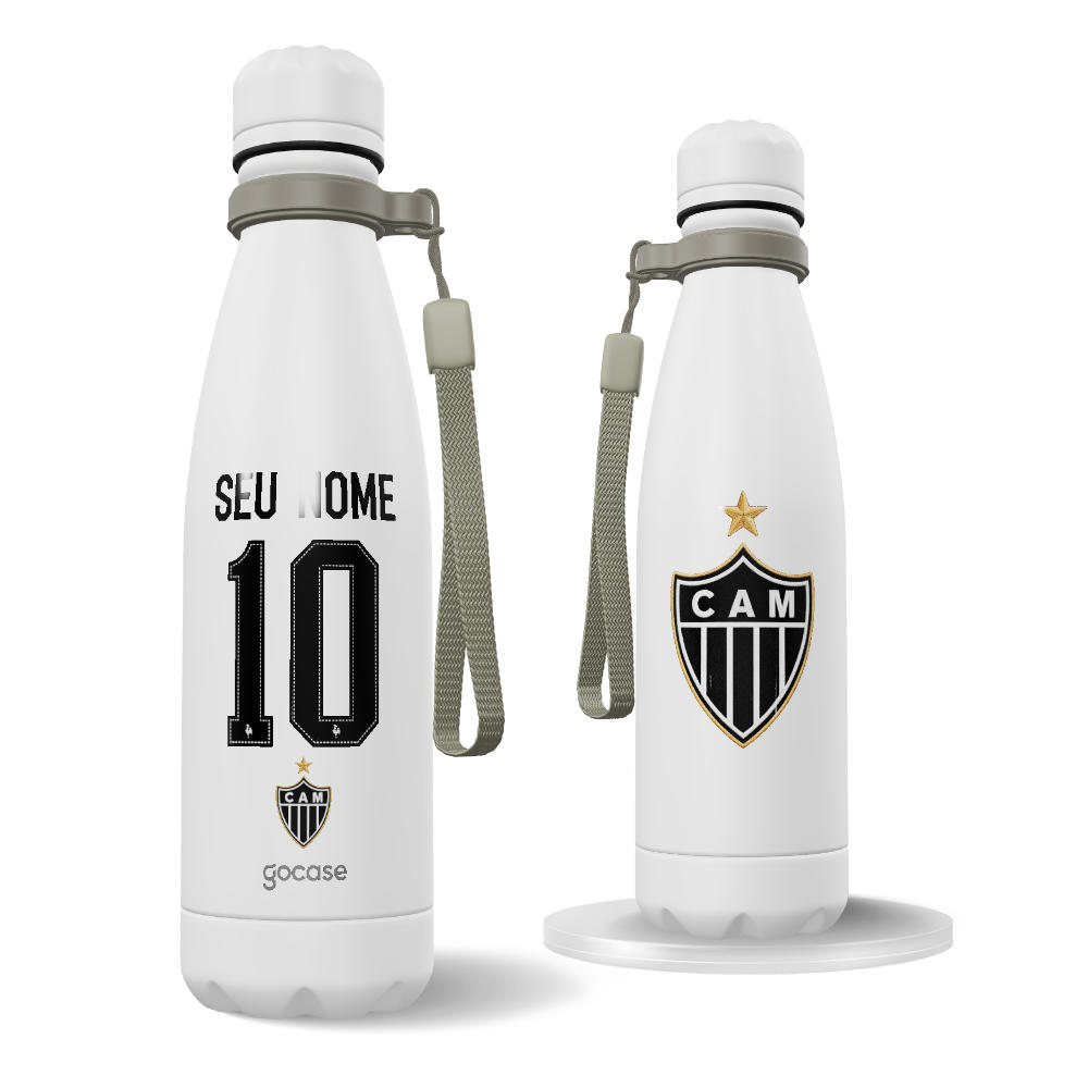Garrafa Térmica Urban - Atlético Mineiro - Uniforme 2 2026 Personalizado