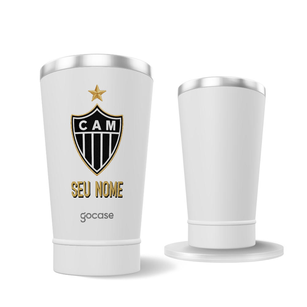 Copo Térmico Cerveja + Ebook - Atlético Mineiro - Uniforme 2 2026