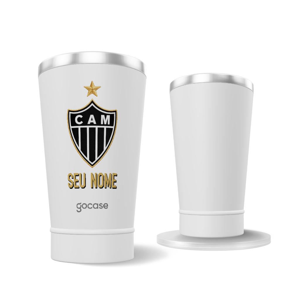 Copo Térmico Cerveja + Ebook - Atlético Mineiro - Uniforme 2 2026