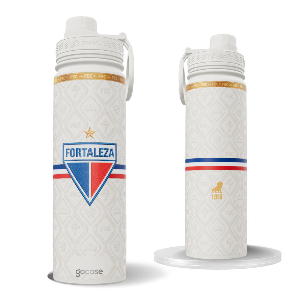Garrafa Térmica Fresh + Ebook - Fortaleza - Uniforme 2 2026 Escudo