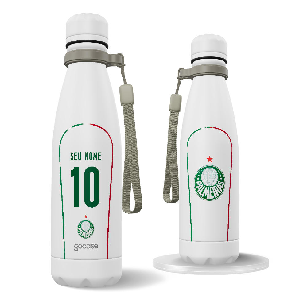 Garrafa Térmica Urban - Palmeiras - Uniforme 2 2026 Personalizado