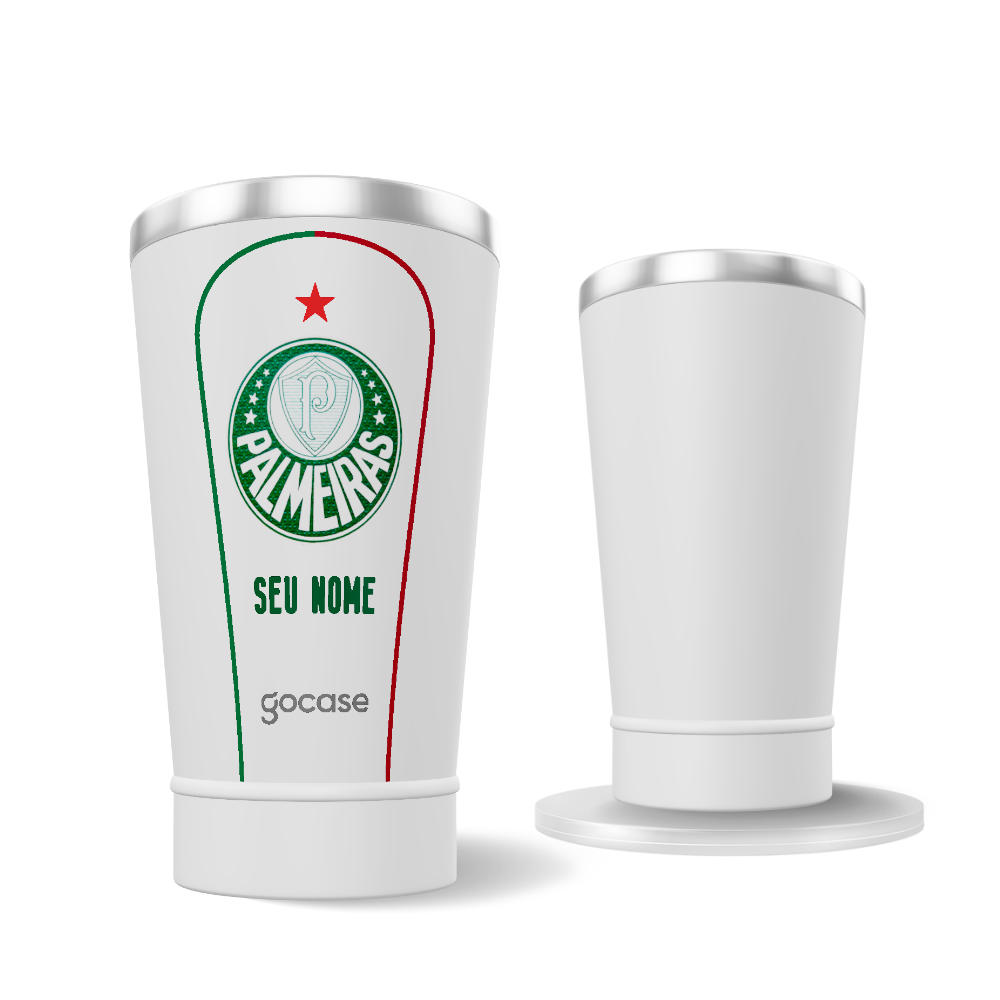 Copo Térmico Cerveja + Ebook - Palmeiras - Uniforme 2 2026