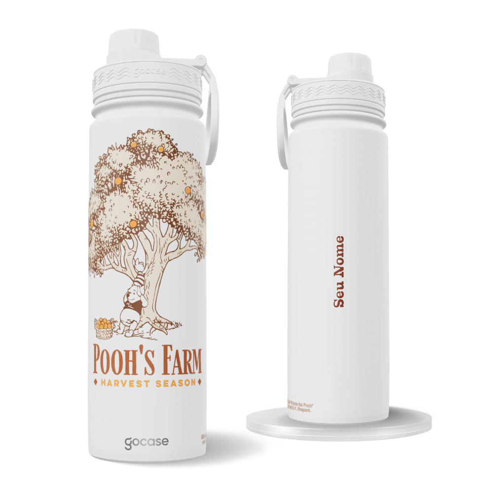 Garrafa Térmica Fresh + Ebook - Pooh's Farm